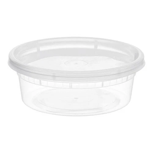 Deli food container with lids, 8 oz Pack of 30