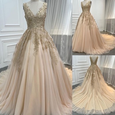 quince dress pink and gold Casablanca Rosa 2344 – Nearly Newlywed