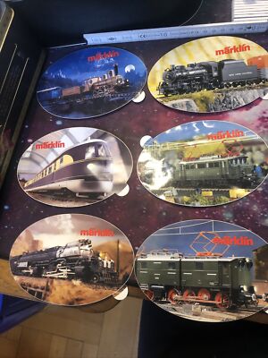 Werbung Aufkleber Märklin oval 14 verschidene Motive Sammlung 