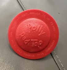 Vintage Polly Red Top Thermos Stopper Cap Only For 10 Oz STD Neck Cup