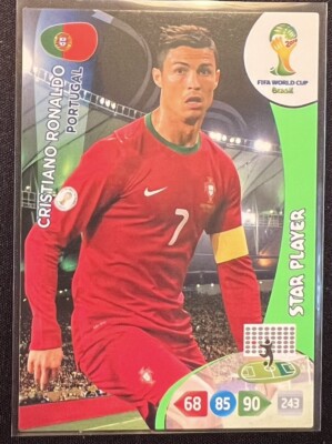 メッシ　C・ロナウド　panini 2014 BRASIL worldcup MESSI # 430 & CRISTIANO RONALDO # 523 RARE PANINI WORLD CUP BRASIL