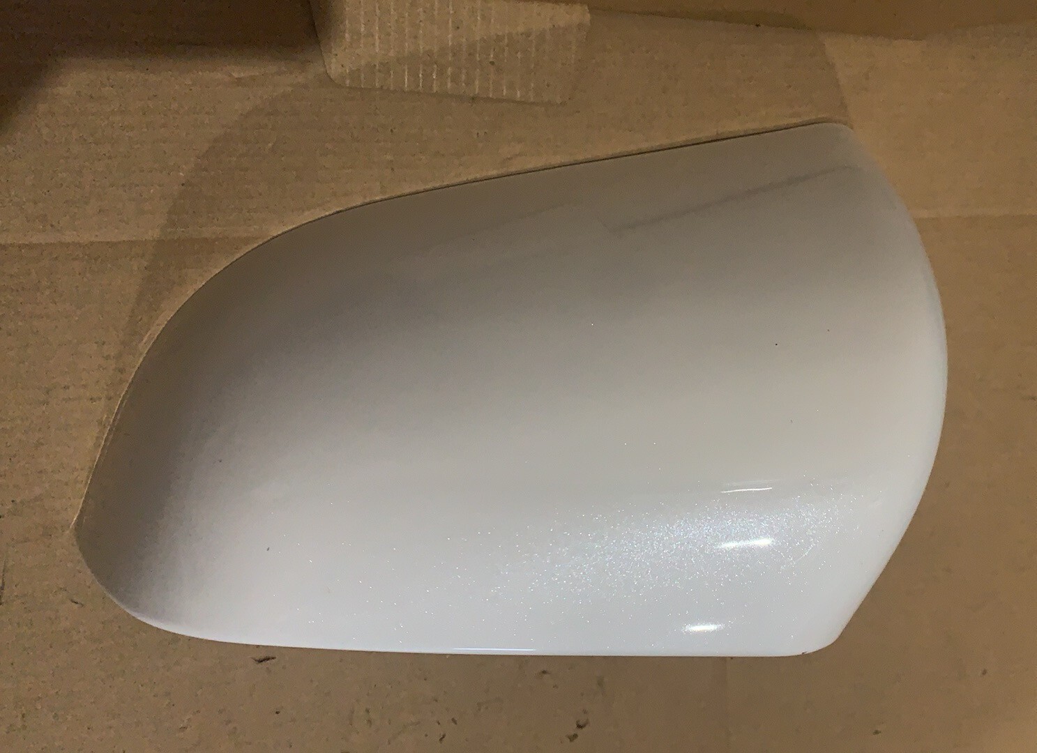 MIRROR COVER HOUSING CAP for  Tesla Model Y 2020 Onward  Pearl White LH or RH