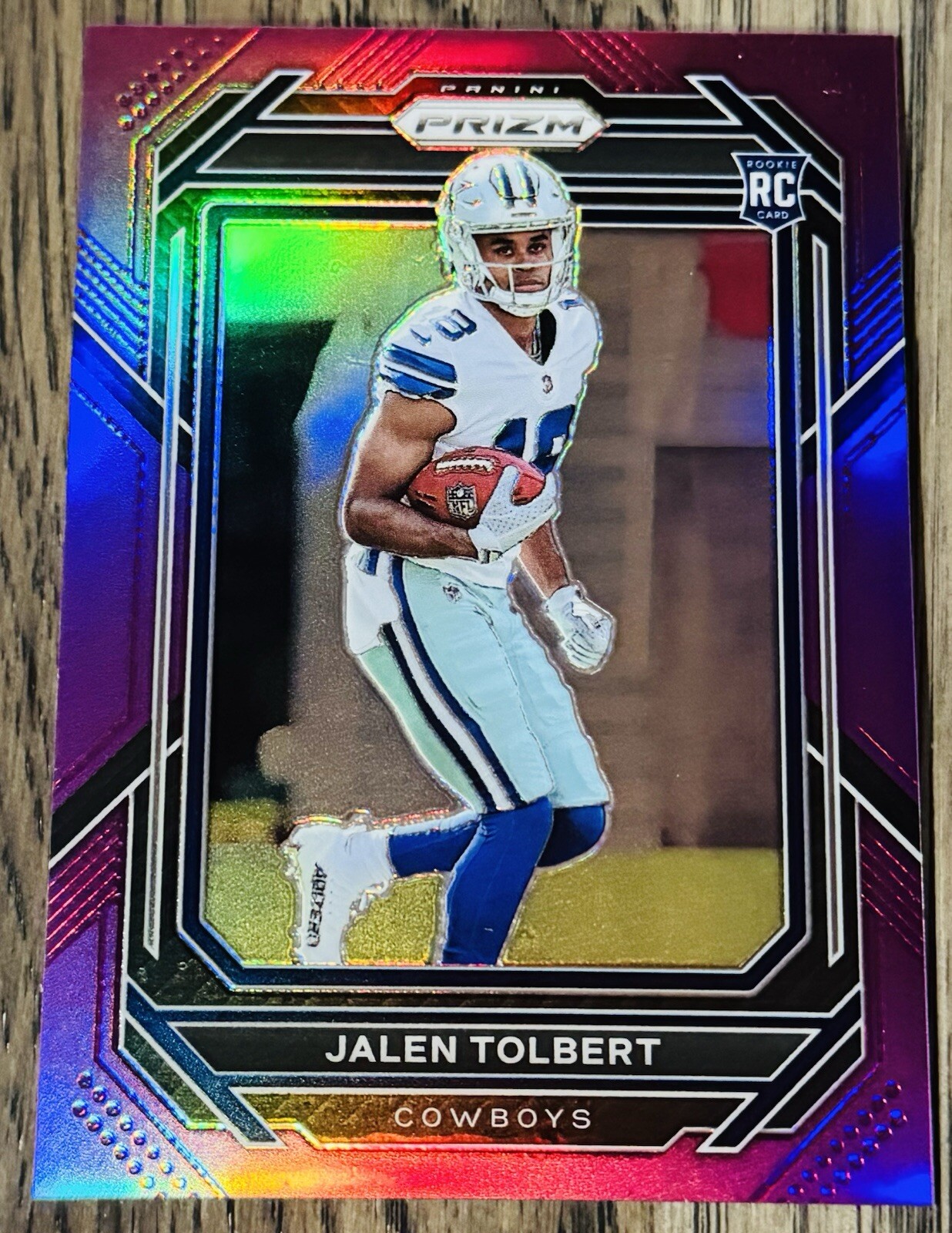 2022 Panini Prizm #333 Jalen Tolbert Purple Rookie #/125