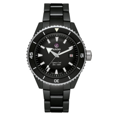 New Rado Captain Cook High-Tech Ceramic Diver Black Dial Men's Watch R32129152
