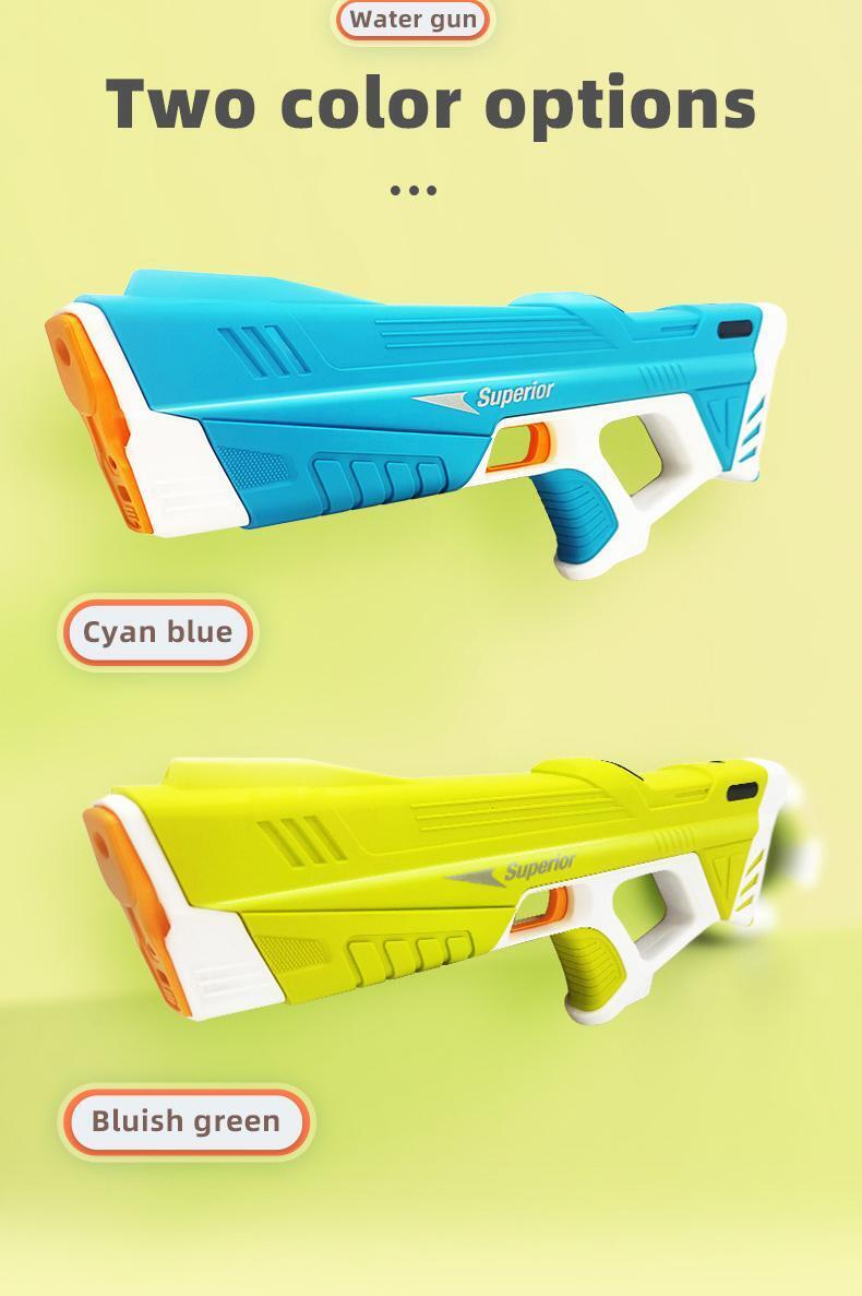 Hot Burst Electric Water Gun Kids Outdoor Summer Auto Water Sucking Strong  Power