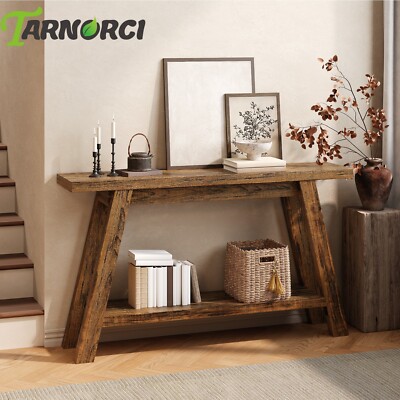Console Table Coffee Table Narrow Couch Table Sofa Side Entryway  Storage Shelf