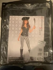 New Roma Seven Seas Hottie Pirate Buccaneer Adult Size Large Corset Pants Sword