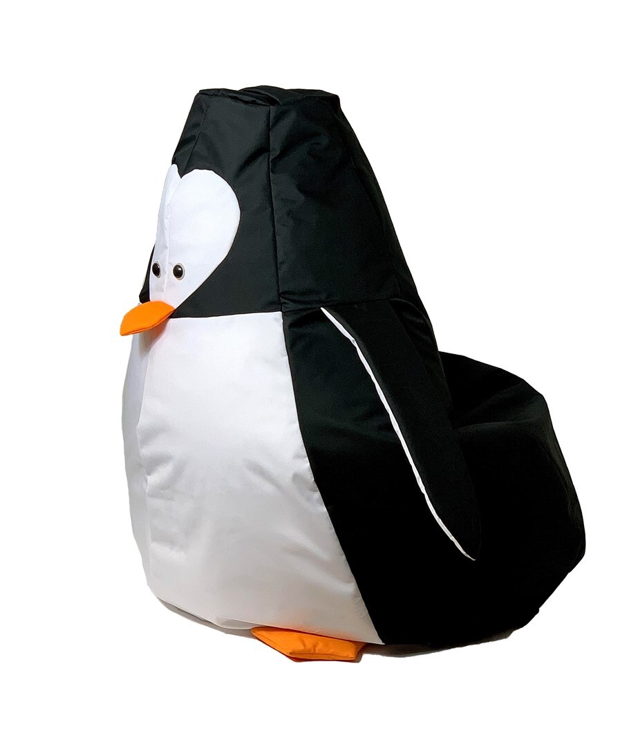 5905359293880 Пуф Sako Tasche Pinguin schwarz und weiß XL 130 x 90 см в подарок