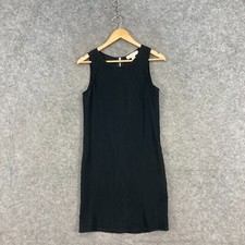 Michael Kors Womens Dress Size 2 Black Sleeveless Shift Round Neck Zip 5504