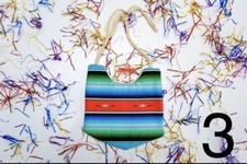 First Birthday Bib, Boho Bibs for Boys and Girls, Fiesta Bib,Blue Mexican Serepe