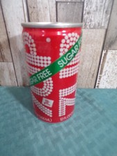 Vintage Sugar Free 7up Red Soda Pop Can; Pull Tab; Empty