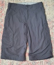 REI Boys Small 8 Gray Cargo Shorts-Hiking Activewear-Adjustable Waist