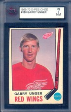 1969-70 OPC O PEE CHEE #159 Garry Unger Graded KSA 7 NM Detroit Red Wings Oilers