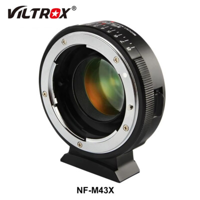 Viltrox NF-M43X MF Manual Focus 0.71x Lens Mount Adapter for Nikon to M4/3 Mount