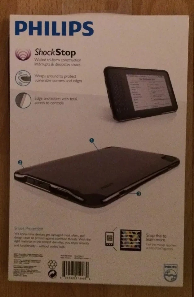 Funda protectora blanda Philips Shock Stop Kindle 3 Foto 2 de 4