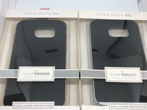 Coque CaseMate SLIM DUR pour Samsung Galaxy S6 - Argent & Or - Photo 1/14
