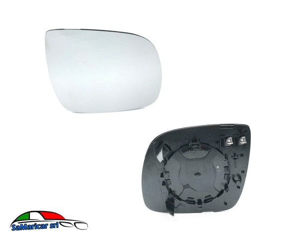 Glas Spiegel Rechts Konvex Thermisch Geeignet A Verchromt VW Touareg 7L 2007- >-image