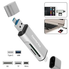 USB-C Type-C SD/Micro SD/SDHC/SDXC OTG Memory Card Reader Phone Tablet PC Laptop