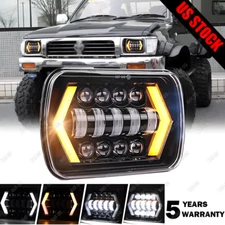 5x7" 7x6" LED Headlight Hi-Lo Beam DRL For Toyota Pickup 1982-1995 Truck 4Runner