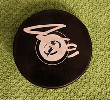 Erik Cernak Autographed Signed Logo Puck Tampa Bay Lightning 