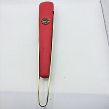 Vintage Clothes Brush Brass Red Made In Japan Mid Century Modern MCM