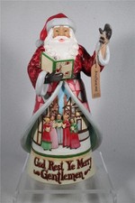 Jim Shore -GOD REST YE MERRY GENTLEMEN -Singing Santa -2026 Release -6019092 NIB