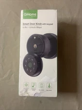 Ghome Smart 4-In-1 Smart Door Knob Fingerprint Door Lock with Keypad, Biometric 