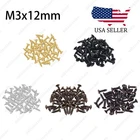 Guitar Scratchplate Pickguard Screws Bolts for Strat Tele Electric Guitar 50Pcs