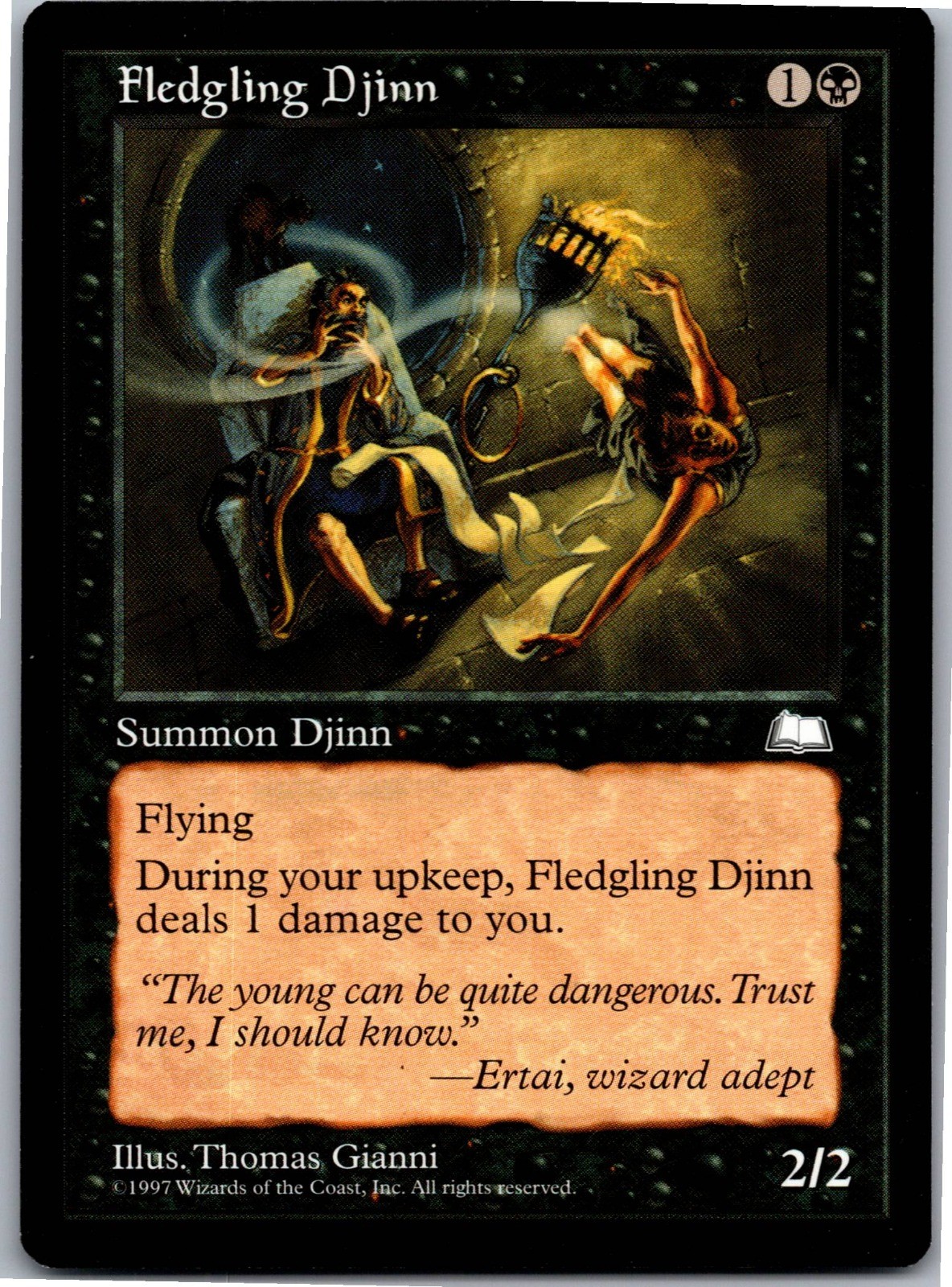 Fledgling Djinn - C - MTG: Weatherlight 1997 [LP]