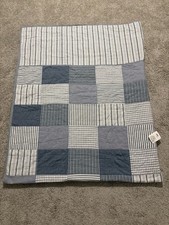 Handmade Queen Quilt 100 Cotton  Sawyer Mill Blue Queen  Patch Work/ Farm House