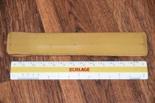 Vintage Bruning Pocket Scale Ruler No. 2090 w/ Case USA SCHLAGE PROMO