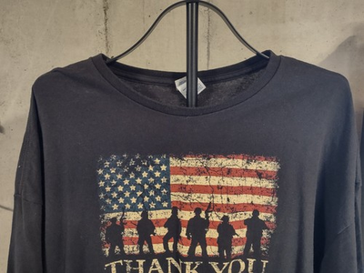 #ad Delta Pro Weight Tractor Supply Men#x27;s Military Thank You Shirt Black 3XL $3.00