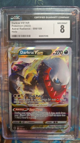 Darkrai VSTAR graded CGC 8 for sale on eBay