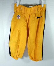 Pittsburgh Steelers Kameron Canaday #57 Game Used Yellow Pants 30 DP56540