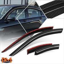 For 07-14 Chrysler Sebring 200 Sedan Tape-on Window Visors Sun Rain Guards 4pcs For 07-14 Chrysler Sebring 200 Sedan Tape-on Window Visors Sun Rain Guards 4pcs