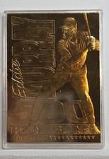 1990-00 Bleachers 23 Karat Gold - Eddie Murray 500 Homeruns w COA 