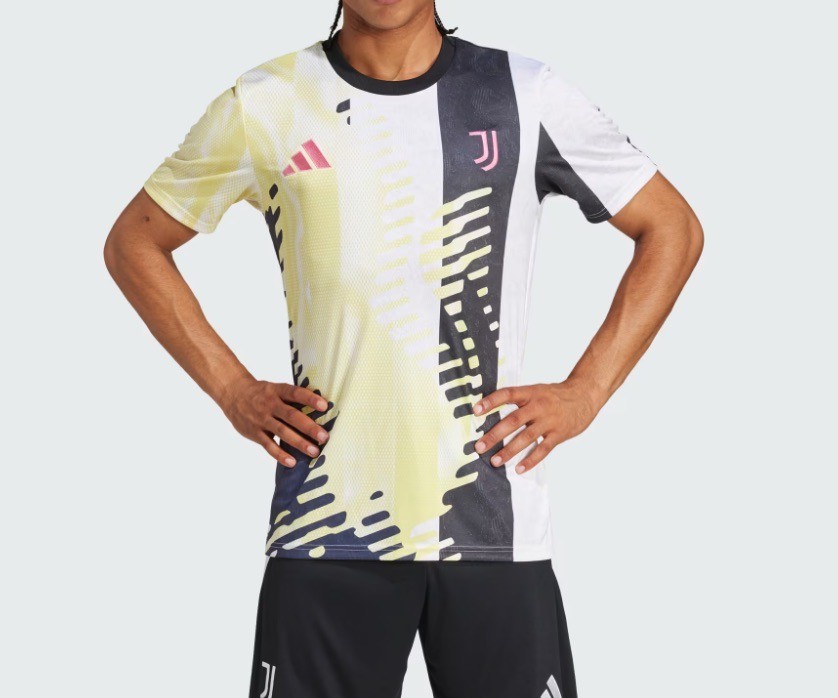 Adidas Juventus 24 / 25 Pre Match Jersey White JE4307 Mens Size M