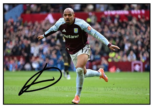 11994. Donyell Malen Signed Pictures A4 Prints Aston Villa Dortmund Arsenal etc
