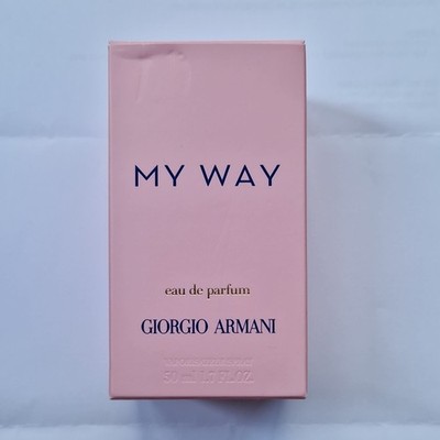 Original Giorgio Armani My Way Eau de Parfum Spray 50 ml Normale Größe Neu OVP