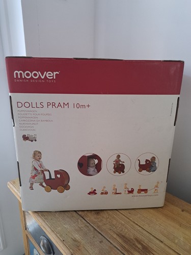 Moover Essential Dolls Pram for Toddlers, Already Assembled, Made In Denmark - Picture 3 of 7