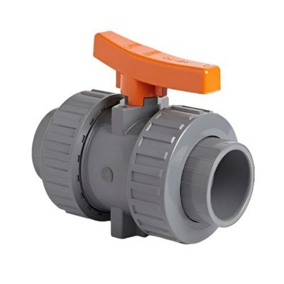ABS Plain Double Industrial Union Kugelhahn - EPDM Dichtungen