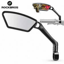 RockBros Bike Mirrors for Handlebars HD Blast-Resistant 360 Adjustable Rear View