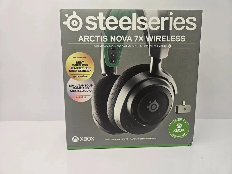 Steelseries Arctis Nova 7X Wireless Gaming Headset Xbox Low Latency Bluetooth - Image 2 of 4