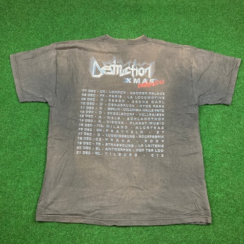Vintage Destruction Metal Discharge Shirt Mens XL Black 2003 German Thrash Metal - Picture 10 of 17