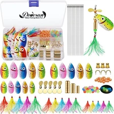 Fishing Lure Making Kit DIY Spinner Making Kit, Inline Spinner Baits for Bass...