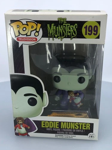 Funko POP! Television Munsters Eddie Munster #199 Vinyl Figure DAMAGED BOX