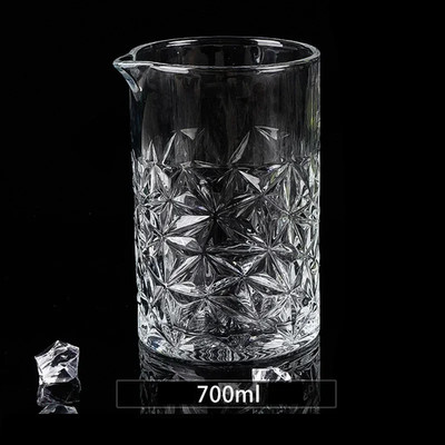 700Ml Cocktail Shaker Whiskey Glass Cup Professional Cocktail Stirring Cup Wine 