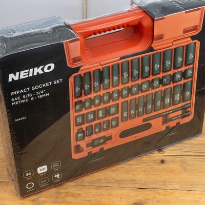 Neiko 3/8'' metrisch und imperial SAE Impact Steckschlüsselsatz 02440A