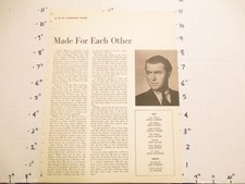 NTA TV show movie photo 1950s MADE FOR EACH OTHER Jimmy Stewart Carole Lombard