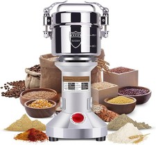Molinillo de grano 550 g 2000 W eléctrico de acero inoxidable molinillo de grano de alta velocidad